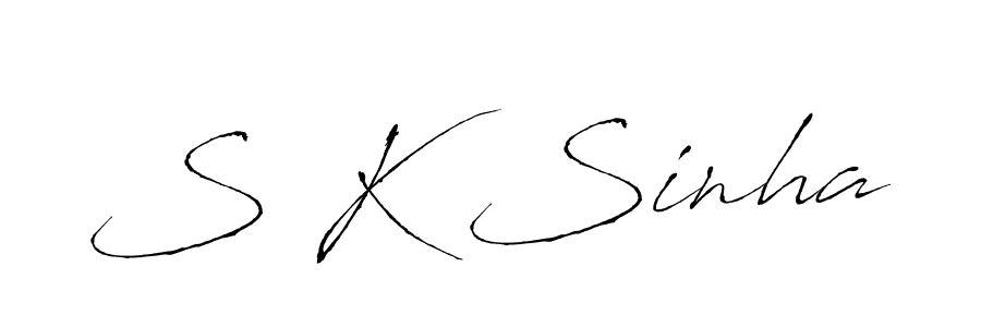 How to Draw S K Sinha signature style? Antro_Vectra is a latest design signature styles for name S K Sinha. S K Sinha signature style 6 images and pictures png