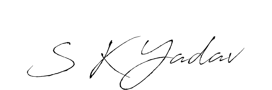 Make a short S K Yadav signature style. Manage your documents anywhere anytime using Antro_Vectra. Create and add eSignatures, submit forms, share and send files easily. S K Yadav signature style 6 images and pictures png