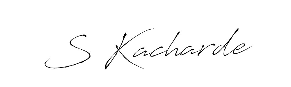 Make a short S Kacharde signature style. Manage your documents anywhere anytime using Antro_Vectra. Create and add eSignatures, submit forms, share and send files easily. S Kacharde signature style 6 images and pictures png