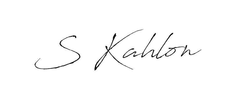 This is the best signature style for the S Kahlon name. Also you like these signature font (Antro_Vectra). Mix name signature. S Kahlon signature style 6 images and pictures png