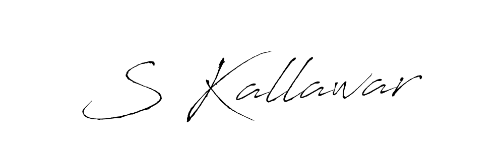 Similarly Antro_Vectra is the best handwritten signature design. Signature creator online .You can use it as an online autograph creator for name S Kallawar. S Kallawar signature style 6 images and pictures png