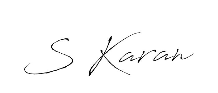 Also we have S Karan name is the best signature style. Create professional handwritten signature collection using Antro_Vectra autograph style. S Karan signature style 6 images and pictures png