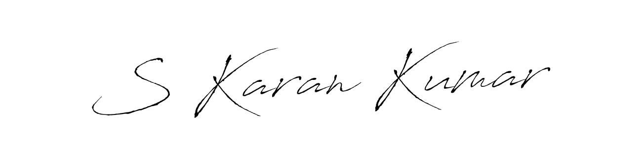 Once you've used our free online signature maker to create your best signature Antro_Vectra style, it's time to enjoy all of the benefits that S Karan Kumar name signing documents. S Karan Kumar signature style 6 images and pictures png