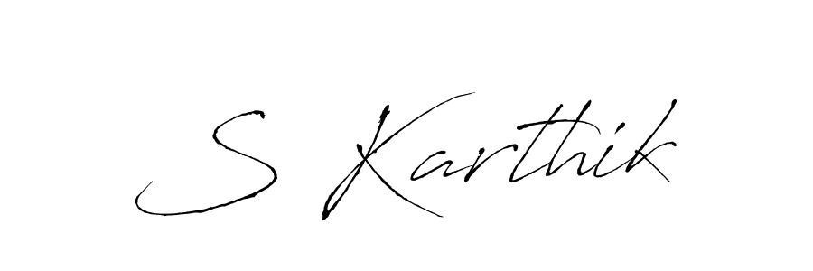 How to Draw S Karthik signature style? Antro_Vectra is a latest design signature styles for name S Karthik. S Karthik signature style 6 images and pictures png