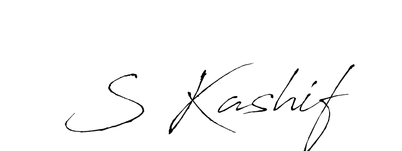 Once you've used our free online signature maker to create your best signature Antro_Vectra style, it's time to enjoy all of the benefits that S Kashif name signing documents. S Kashif signature style 6 images and pictures png