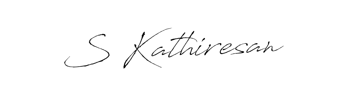 Also we have S Kathiresan name is the best signature style. Create professional handwritten signature collection using Antro_Vectra autograph style. S Kathiresan signature style 6 images and pictures png