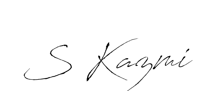 Once you've used our free online signature maker to create your best signature Antro_Vectra style, it's time to enjoy all of the benefits that S Kazmi name signing documents. S Kazmi signature style 6 images and pictures png