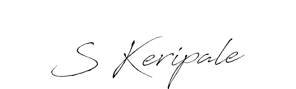 You should practise on your own different ways (Antro_Vectra) to write your name (S Keripale) in signature. don't let someone else do it for you. S Keripale signature style 6 images and pictures png