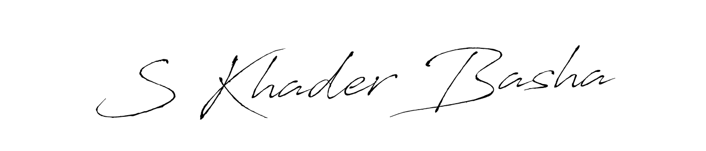 You can use this online signature creator to create a handwritten signature for the name S Khader Basha. This is the best online autograph maker. S Khader Basha signature style 6 images and pictures png