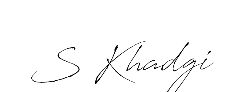 Similarly Antro_Vectra is the best handwritten signature design. Signature creator online .You can use it as an online autograph creator for name S Khadgi. S Khadgi signature style 6 images and pictures png