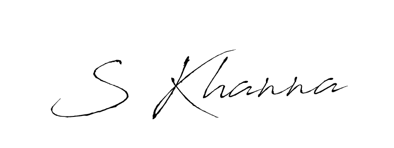 Similarly Antro_Vectra is the best handwritten signature design. Signature creator online .You can use it as an online autograph creator for name S Khanna. S Khanna signature style 6 images and pictures png