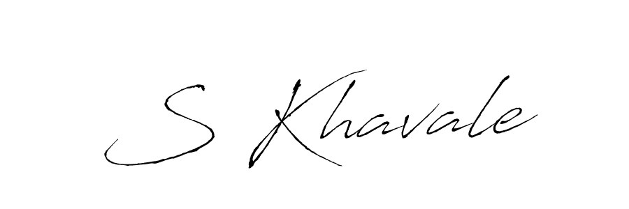 Make a beautiful signature design for name S Khavale. Use this online signature maker to create a handwritten signature for free. S Khavale signature style 6 images and pictures png