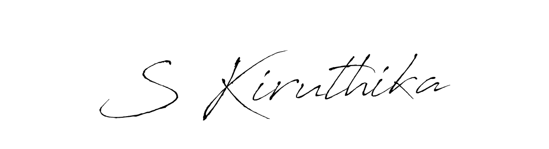 Also You can easily find your signature by using the search form. We will create S Kiruthika name handwritten signature images for you free of cost using Antro_Vectra sign style. S Kiruthika signature style 6 images and pictures png