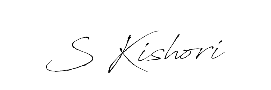 Also we have S Kishori name is the best signature style. Create professional handwritten signature collection using Antro_Vectra autograph style. S Kishori signature style 6 images and pictures png