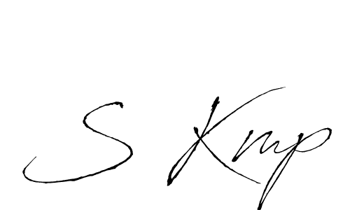Design your own signature with our free online signature maker. With this signature software, you can create a handwritten (Antro_Vectra) signature for name S Kmp. S Kmp signature style 6 images and pictures png
