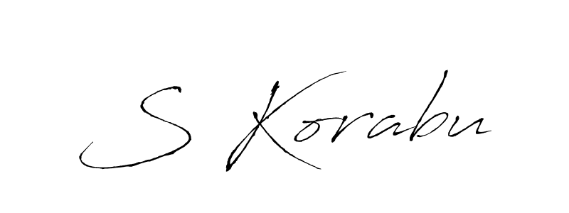 Once you've used our free online signature maker to create your best signature Antro_Vectra style, it's time to enjoy all of the benefits that S Korabu name signing documents. S Korabu signature style 6 images and pictures png