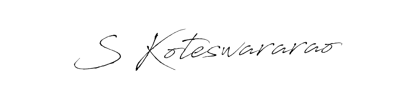 Also we have S Koteswararao name is the best signature style. Create professional handwritten signature collection using Antro_Vectra autograph style. S Koteswararao signature style 6 images and pictures png