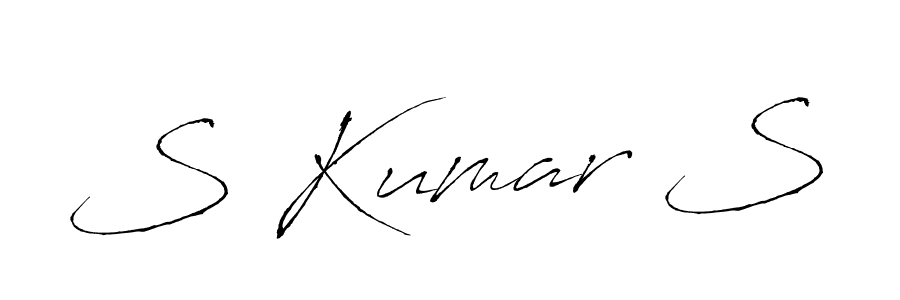 S Kumar S stylish signature style. Best Handwritten Sign (Antro_Vectra) for my name. Handwritten Signature Collection Ideas for my name S Kumar S. S Kumar S signature style 6 images and pictures png
