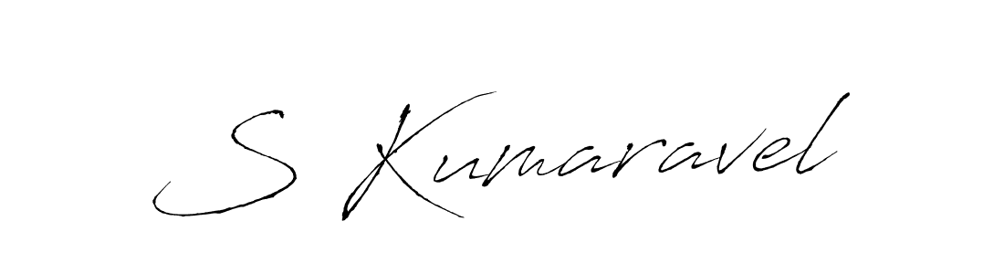 Create a beautiful signature design for name S Kumaravel. With this signature (Antro_Vectra) fonts, you can make a handwritten signature for free. S Kumaravel signature style 6 images and pictures png