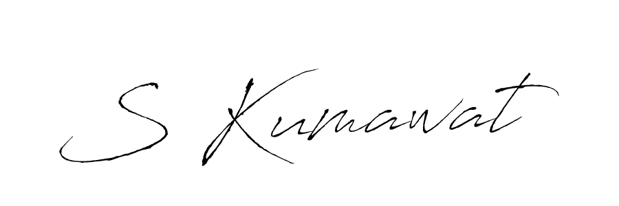 Similarly Antro_Vectra is the best handwritten signature design. Signature creator online .You can use it as an online autograph creator for name S Kumawat. S Kumawat signature style 6 images and pictures png