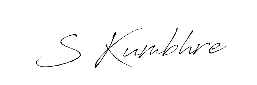 You can use this online signature creator to create a handwritten signature for the name S Kumbhre. This is the best online autograph maker. S Kumbhre signature style 6 images and pictures png