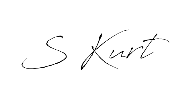 You should practise on your own different ways (Antro_Vectra) to write your name (S Kurt) in signature. don't let someone else do it for you. S Kurt signature style 6 images and pictures png