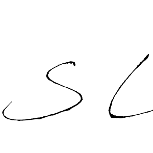 Use a signature maker to create a handwritten signature online. With this signature software, you can design (Antro_Vectra) your own signature for name S L. S L signature style 6 images and pictures png