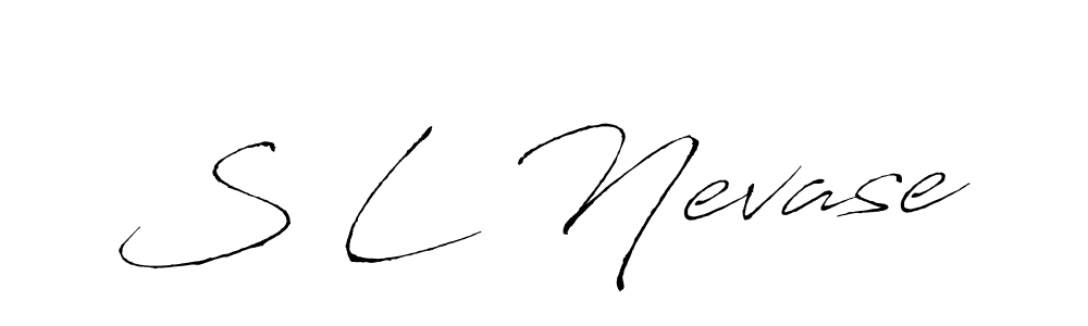 Design your own signature with our free online signature maker. With this signature software, you can create a handwritten (Antro_Vectra) signature for name S L Nevase. S L Nevase signature style 6 images and pictures png