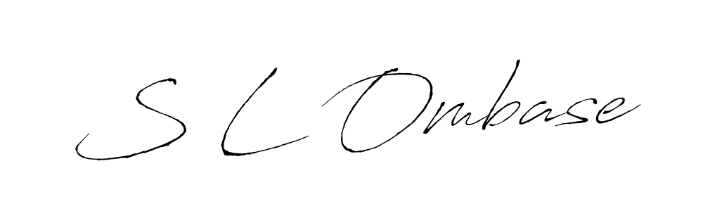 Antro_Vectra is a professional signature style that is perfect for those who want to add a touch of class to their signature. It is also a great choice for those who want to make their signature more unique. Get S L Ombase name to fancy signature for free. S L Ombase signature style 6 images and pictures png
