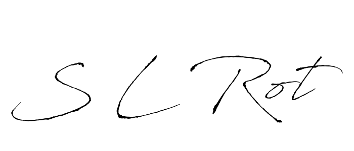 Design your own signature with our free online signature maker. With this signature software, you can create a handwritten (Antro_Vectra) signature for name S L Rot. S L Rot signature style 6 images and pictures png