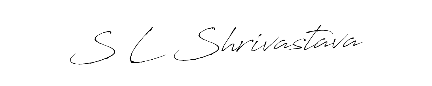 Also we have S L Shrivastava name is the best signature style. Create professional handwritten signature collection using Antro_Vectra autograph style. S L Shrivastava signature style 6 images and pictures png