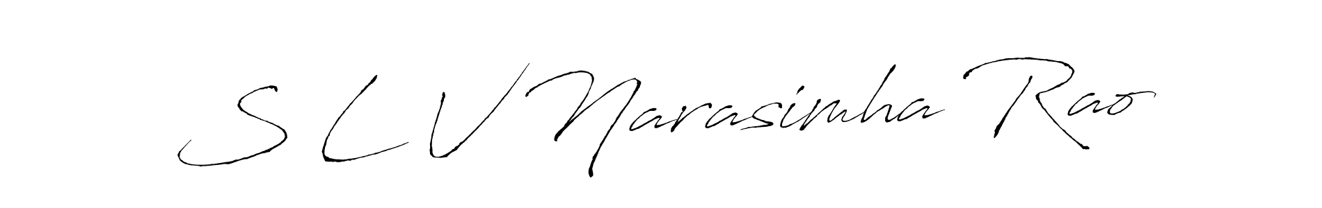 How to Draw S L V Narasimha Rao signature style? Antro_Vectra is a latest design signature styles for name S L V Narasimha Rao. S L V Narasimha Rao signature style 6 images and pictures png
