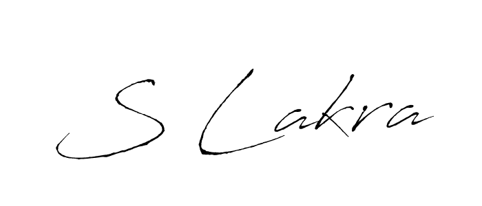 Also You can easily find your signature by using the search form. We will create S Lakra name handwritten signature images for you free of cost using Antro_Vectra sign style. S Lakra signature style 6 images and pictures png