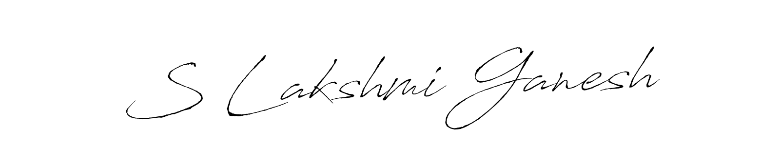 You can use this online signature creator to create a handwritten signature for the name S Lakshmi Ganesh. This is the best online autograph maker. S Lakshmi Ganesh signature style 6 images and pictures png