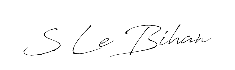 Also we have S Le Bihan name is the best signature style. Create professional handwritten signature collection using Antro_Vectra autograph style. S Le Bihan signature style 6 images and pictures png
