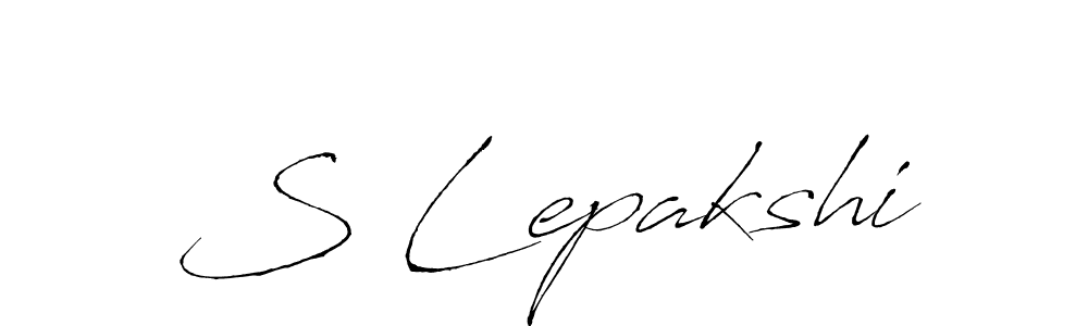 It looks lik you need a new signature style for name S Lepakshi. Design unique handwritten (Antro_Vectra) signature with our free signature maker in just a few clicks. S Lepakshi signature style 6 images and pictures png