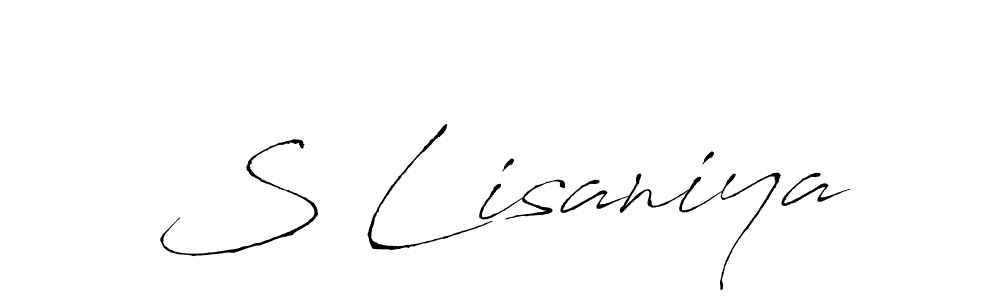 Make a beautiful signature design for name S Lisaniya. Use this online signature maker to create a handwritten signature for free. S Lisaniya signature style 6 images and pictures png