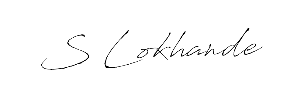Similarly Antro_Vectra is the best handwritten signature design. Signature creator online .You can use it as an online autograph creator for name S Lokhande. S Lokhande signature style 6 images and pictures png