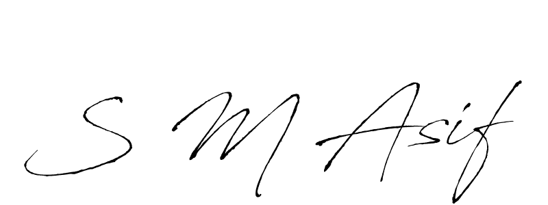 Also You can easily find your signature by using the search form. We will create S M Asif name handwritten signature images for you free of cost using Antro_Vectra sign style. S M Asif signature style 6 images and pictures png