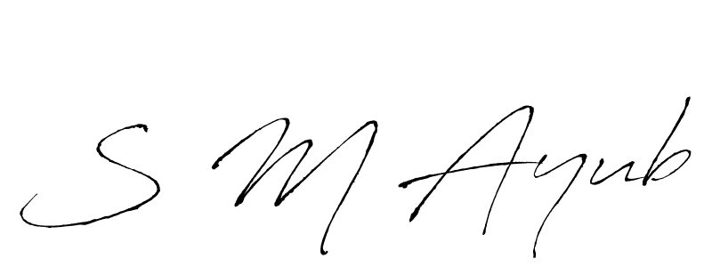 Best and Professional Signature Style for S M Ayub. Antro_Vectra Best Signature Style Collection. S M Ayub signature style 6 images and pictures png