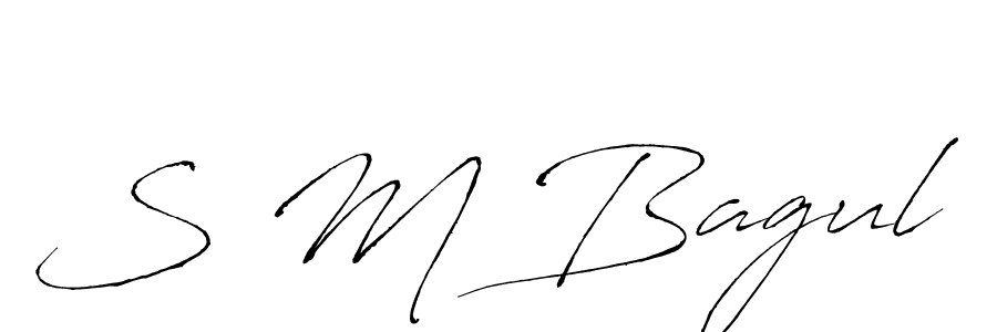 Use a signature maker to create a handwritten signature online. With this signature software, you can design (Antro_Vectra) your own signature for name S M Bagul. S M Bagul signature style 6 images and pictures png