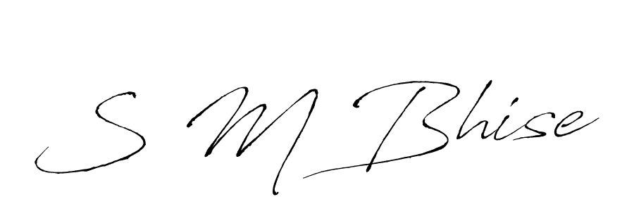 Make a beautiful signature design for name S M Bhise. Use this online signature maker to create a handwritten signature for free. S M Bhise signature style 6 images and pictures png