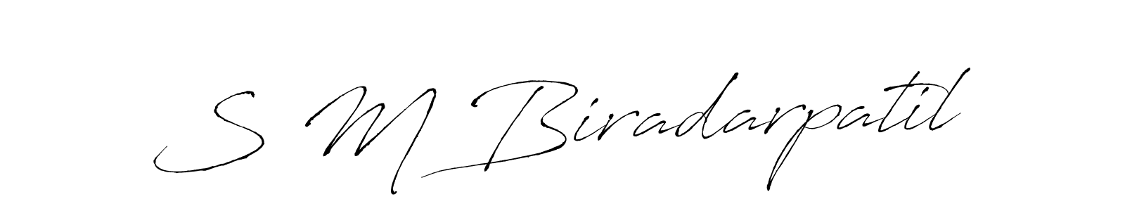 if you are searching for the best signature style for your name S M Biradarpatil. so please give up your signature search. here we have designed multiple signature styles  using Antro_Vectra. S M Biradarpatil signature style 6 images and pictures png