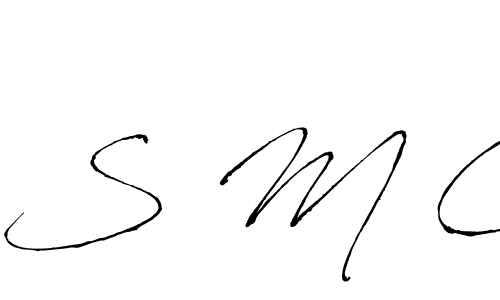 It looks lik you need a new signature style for name S M C. Design unique handwritten (Antro_Vectra) signature with our free signature maker in just a few clicks. S M C signature style 6 images and pictures png