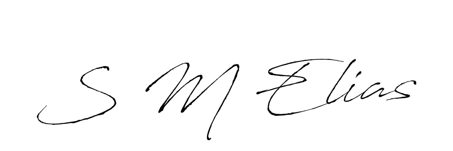 You should practise on your own different ways (Antro_Vectra) to write your name (S M Elias) in signature. don't let someone else do it for you. S M Elias signature style 6 images and pictures png