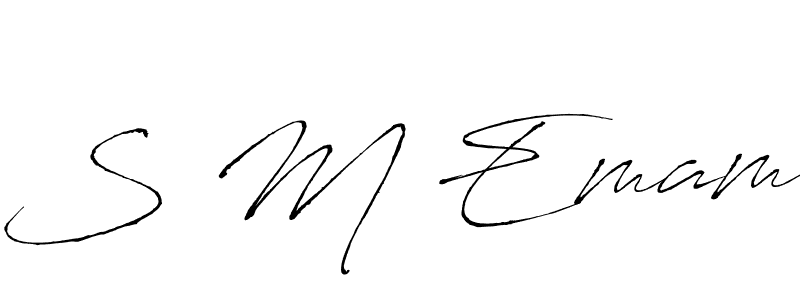 Make a beautiful signature design for name S M Emam. Use this online signature maker to create a handwritten signature for free. S M Emam signature style 6 images and pictures png