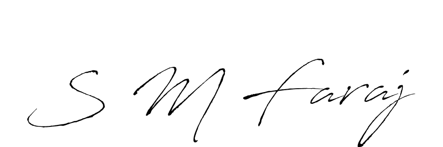 Also You can easily find your signature by using the search form. We will create S M Faraj name handwritten signature images for you free of cost using Antro_Vectra sign style. S M Faraj signature style 6 images and pictures png