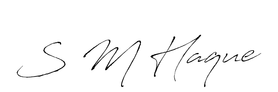 How to Draw S M Haque signature style? Antro_Vectra is a latest design signature styles for name S M Haque. S M Haque signature style 6 images and pictures png