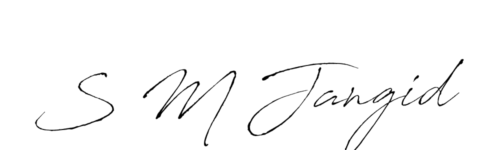 Make a beautiful signature design for name S M Jangid. Use this online signature maker to create a handwritten signature for free. S M Jangid signature style 6 images and pictures png