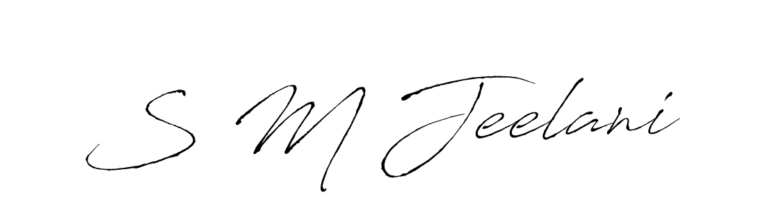 Make a beautiful signature design for name S M Jeelani. Use this online signature maker to create a handwritten signature for free. S M Jeelani signature style 6 images and pictures png